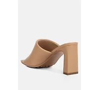 Womens Cannes Slim Block Heel Sandals