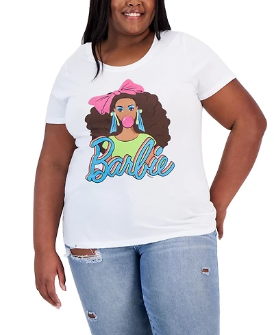 Hybrid Apparel Trendy Plus 80's Barbie Graphic T-Shirt