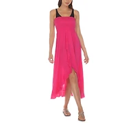 Raviya Strapless High-Low Dress Cover-Up