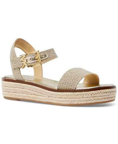 Michael Michael Kors Women's Richie Espadrille Platform Wedge Sandals