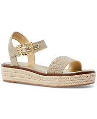 Michael Michael Kors Women's Richie Espadrille Platform Wedge Sandals