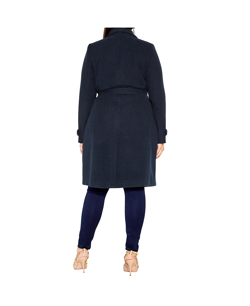 City Chic Plus So Sleek Coat