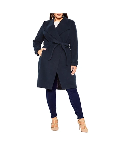 City Chic Plus So Sleek Coat