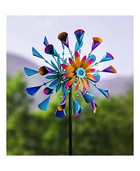 Colorful Calla Lily Metal Wind Spinner