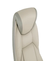 Office Star 49.5" Leather, Nylon Executive Bonded Leather Office Chair