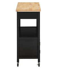 Office Star 35.25 Wood Radford Kitchen Cart