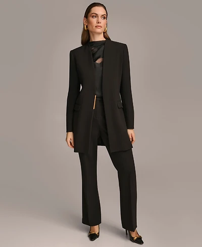 Donna Karan New York Women's Collarless Hardware Blazer, Regular & Petite Sizes