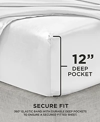 Juicy Couture Satin 3 Piece Sheet Set, Twin