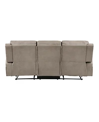 White Label Aubrey 85" Double Reclining Sofa