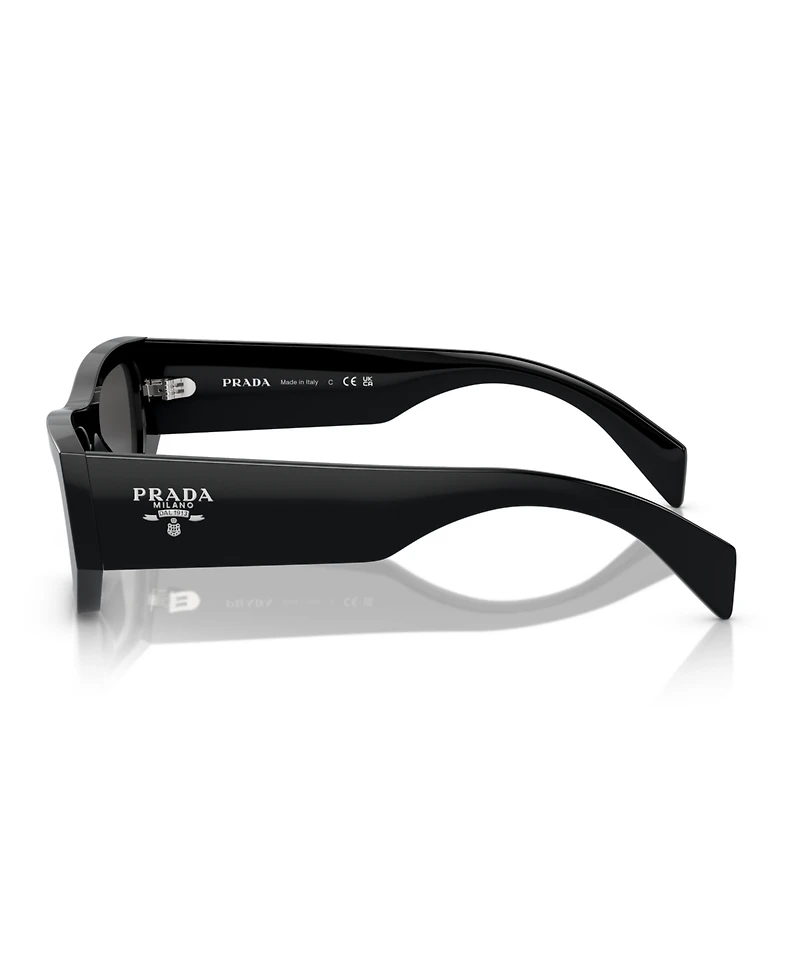 Prada Rectangular Unisex Sunglasses, Pr A01S