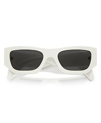 Prada Rectangular Unisex Sunglasses, Pr A01S