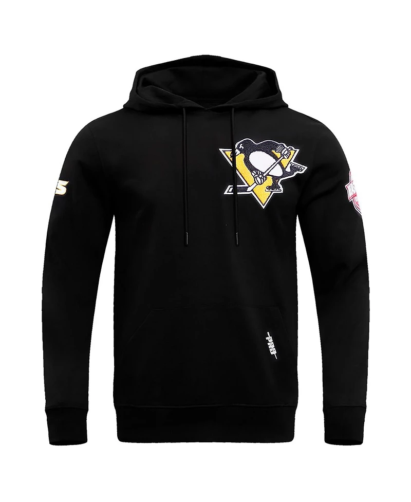 Men's Pro Standard Black Pittsburgh Penguins Classic Pullover Hoodie