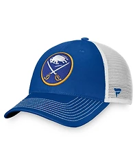 Men's Fanatics Royal, White Buffalo Sabres Slouch Core Primary Trucker Snapback Hat