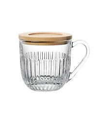 La Rochere Quessant 9 oz. Covered Latte Mug, Set of 2