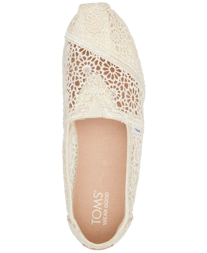Toms Women's Alpargata Classic Espadrille Almond Toe Flats