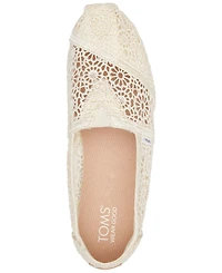 Toms Women's Alpargata Classic Espadrille Almond Toe Flats