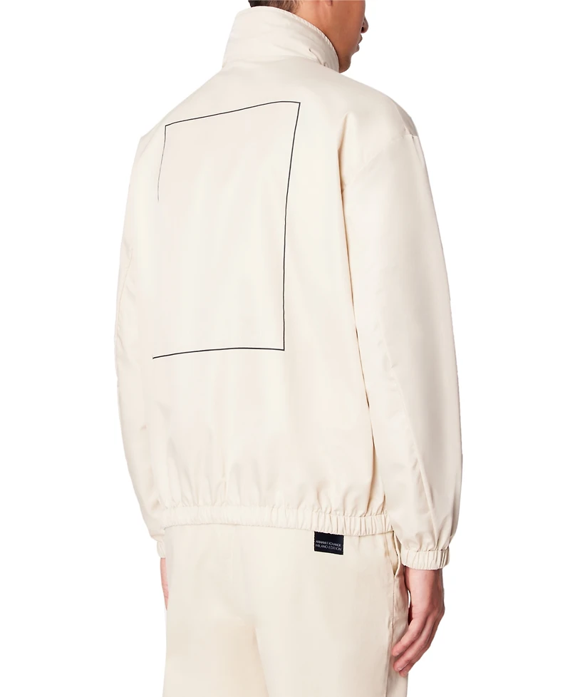 A|X Armani Exchange Men's Limited Edition Milano Reversible Logo Patch Jacket