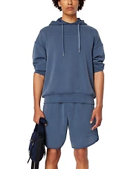 A|X Armani Exchange Men's Stretch Ax Logo Hooded Sweatshirt