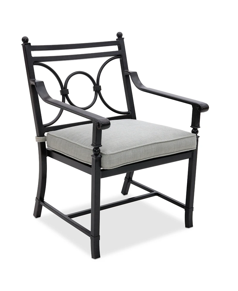 Wythburn Mix and Match Scroll Outdoor Dining Chair, Created for Macy's