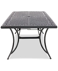 Wythburn Mix and Match 84"x 42" Cast Aluminum Outdoor Dining Table, Created for Macy's