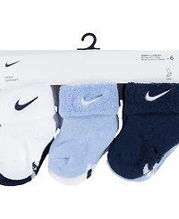 Nike Baby Boys or Girls Terry Socks, Pack of 6