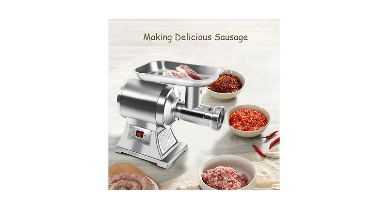 1100W Stainless Steel Heavy Duty #22 Electric Meat Grinder