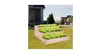 3 Tier Wooden Raised Garden Flower Vegetables Bed
