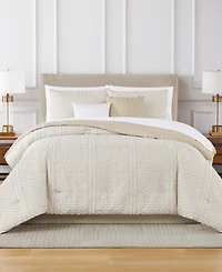 Pem America Crinkle Geo 9-Pc. Comforter Set, Queen