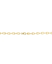 Effy Sapphire (7-5/8 ct. t.w) & Diamond (1/3 ct. t.w.) Mariner Link 18" Collar Necklace in 14k Gold