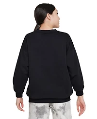 Nike Big Girls Sportswear Club Fleece Oversized-Fit Sweatshirt