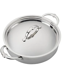 ProBond Clad Stainless Steel 3.5-Quart Covered Sauteuse