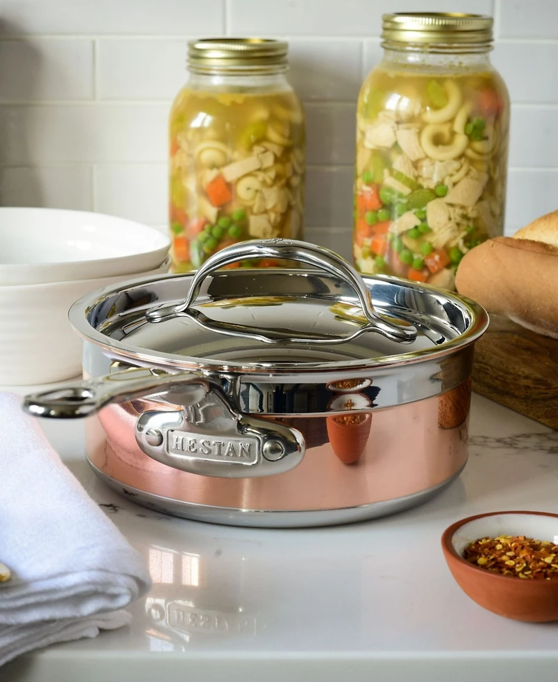 Hestan CopperBond Copper Induction -Quart Covered Saucepan