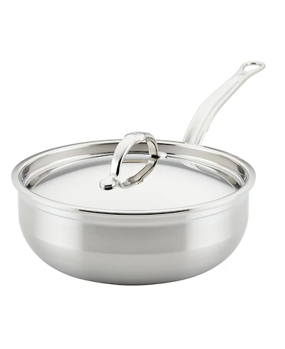 Hestan ProBond Clad Titum Stainless Steel Nonstick 3.5-Quart Covered Essential Pan