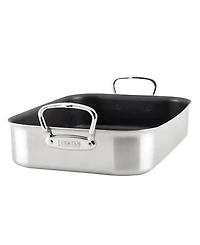 Hestan Provisions Classic Clad Nonstick Large Roaster with Rack