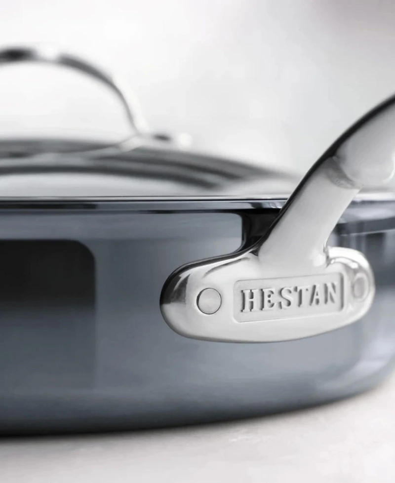 Hestan NanoBond Titanium Stainless Steel 3.5-Quart Covered Saute with Helper Handle