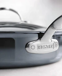 Hestan NanoBond Titanium Stainless Steel 3.5-Quart Covered Saute with Helper Handle
