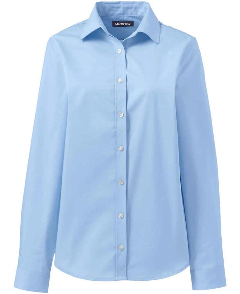 Lands' End Women's No Gape Long Sleeve Stretch Shirt