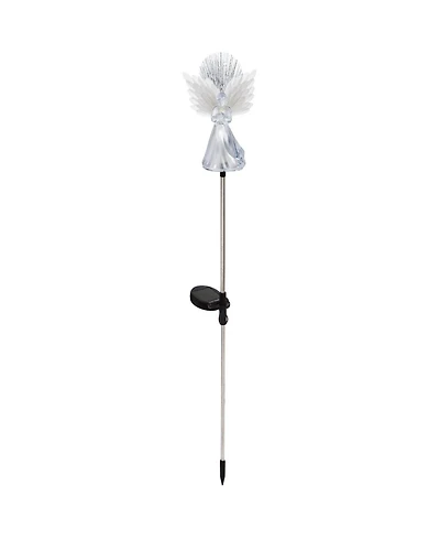 Evergreen 14"H Angel Fiber Optic Garden Stake