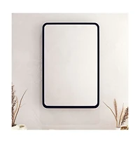 Wall Mirror Large Mirror, Rustic Accent For Bathroom, Entry, Dining Room, & Living Room. Metal