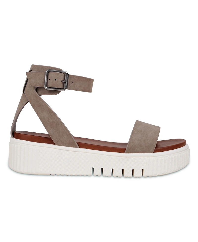 Mia Women's Lunna Round Toe Platform Sandals