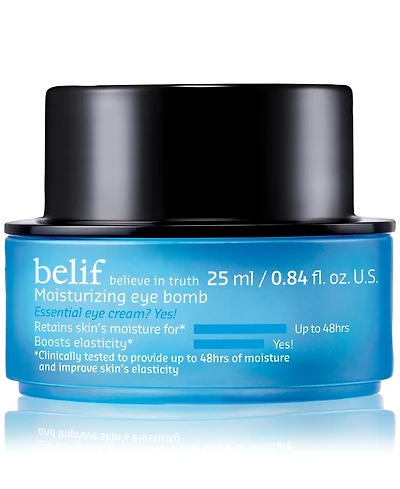 Belif Moisturizing Eye Bomb With Peptide, Ceramide & Squalane, 0.84 oz.
