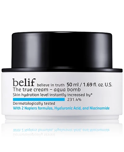 Belif The True Cream Aqua Bomb With Hyaluronic Acid, Niacinamide & Squalane, 1.69 oz.