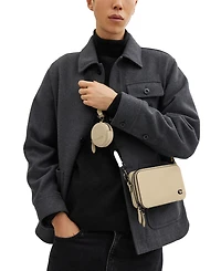 Coach Leather Charter Slim Crossbody with Adjustable Web Strap