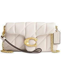 Coach Quilted Tabby Leather Wristlet Crossbody
