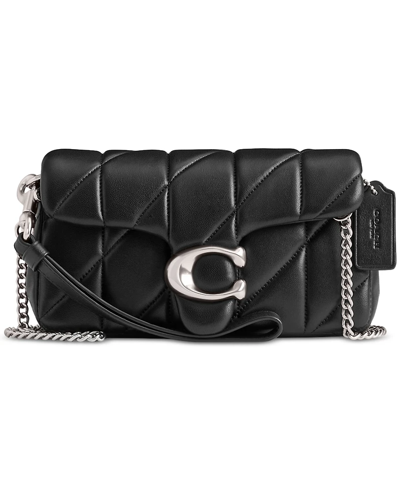 Coach Quilted Tabby Leather Wristlet Crossbody