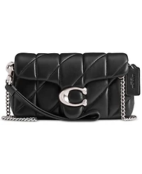 Coach Quilted Tabby Leather Wristlet Crossbody