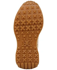 Sam Edelman Women's Jianna Raffia Lace-Up Trainer Sneakers