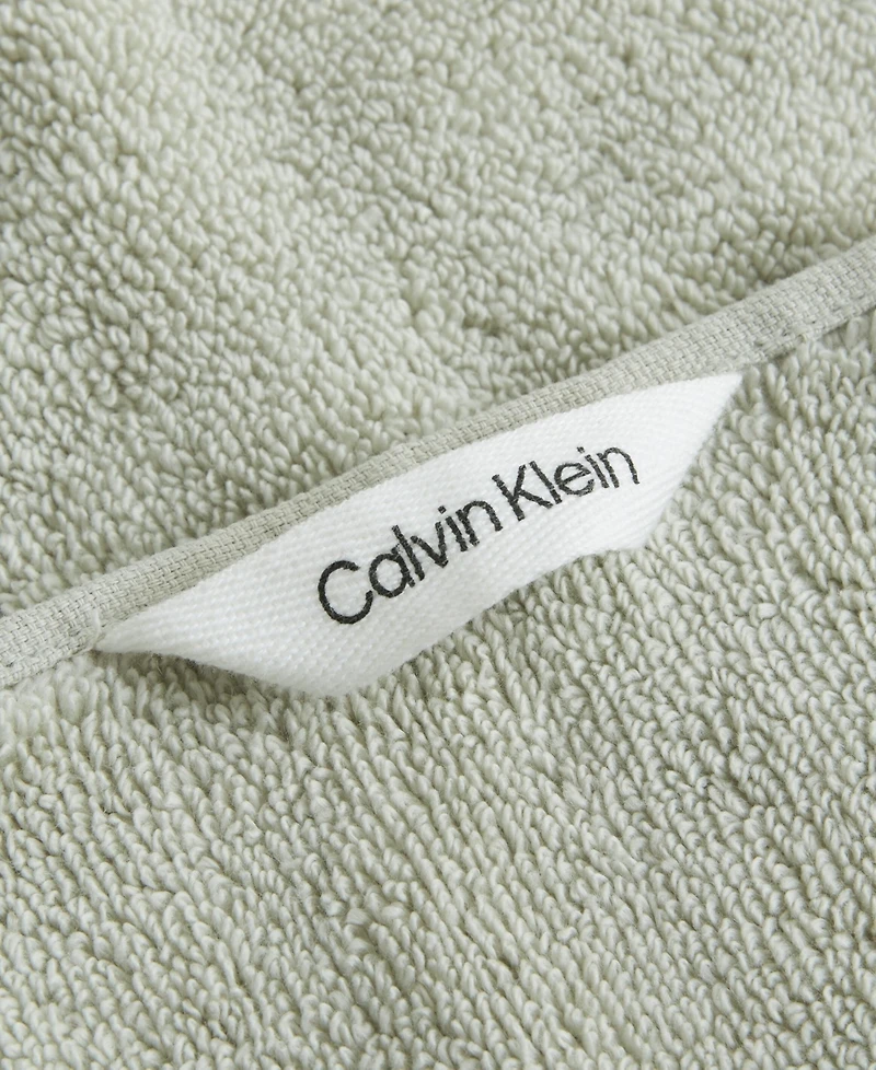 Calvin Klein Entwine Solid Cotton Terry 3-Piece Towel Set