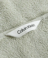Calvin Klein Entwine Solid Cotton Terry 3-Piece Towel Set