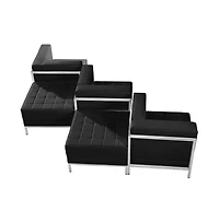 Home Office 5 Piece Chair & Ottoman Set
